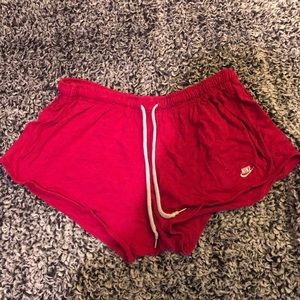 Pink Nike shorts